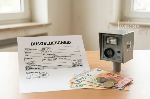 Bußgeldbescheid prüfen lassen durch Fachanwalt für Verkehrsrecht in Zweibrücken – Verteidigung im Bußgeldverfahren | WEICHEL Rechtsanwälte Zweibrücken